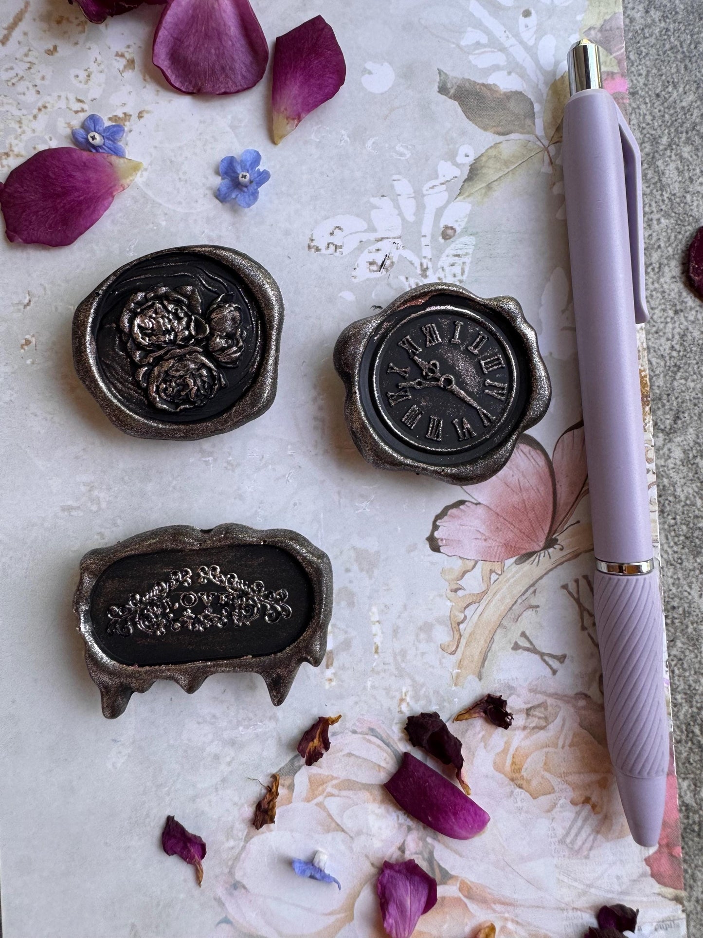 Wax Seal Style Magnets, Whimsical Style