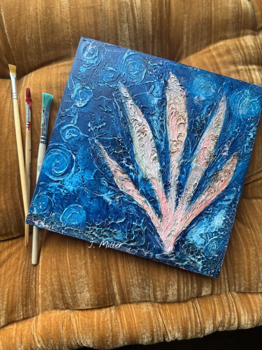 Coral Awakening Mixed Media