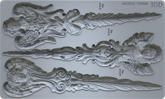 Angelic Tapers Mould IOD, Iron Orchid Designs Mold, Christmas, Icicle