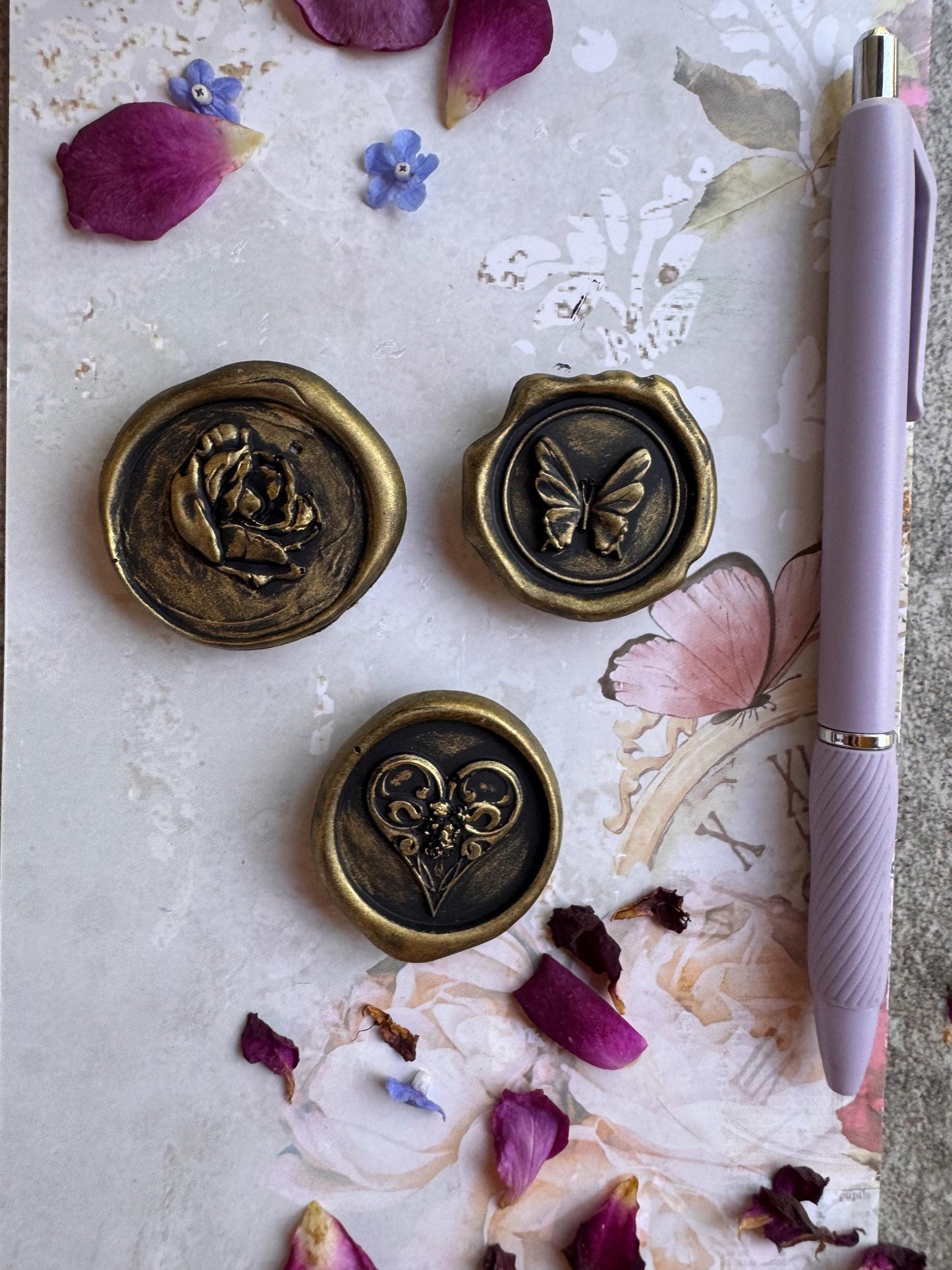 Wax Seal Style Magnets, Whimsical Style
