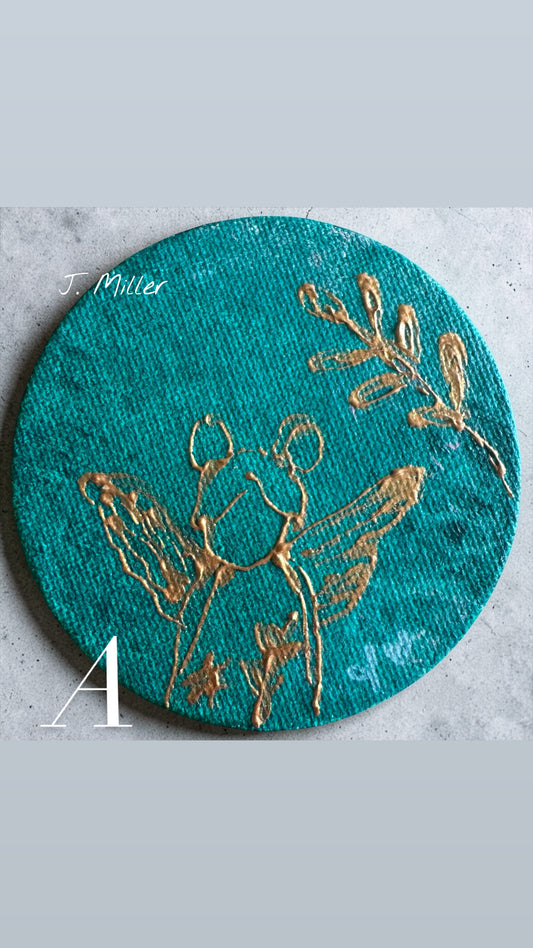 Fairy Canvas Magnet, Original Art