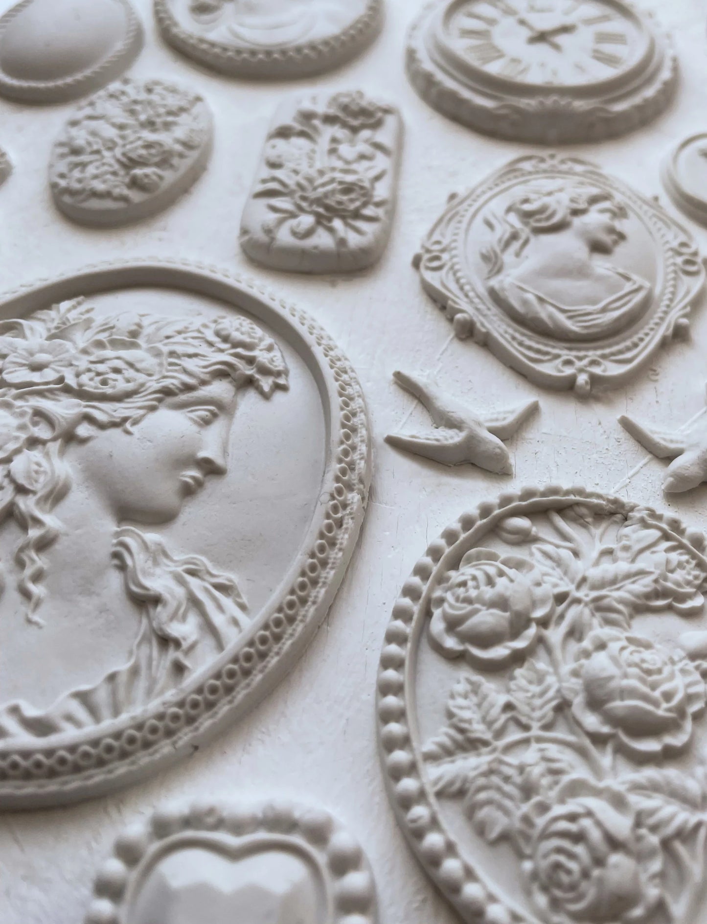 Cameos Mould IOD, Iron Orchid Designs Mold