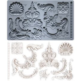 Classic Elements Mould IOD, Iron Orchid Designs Mold