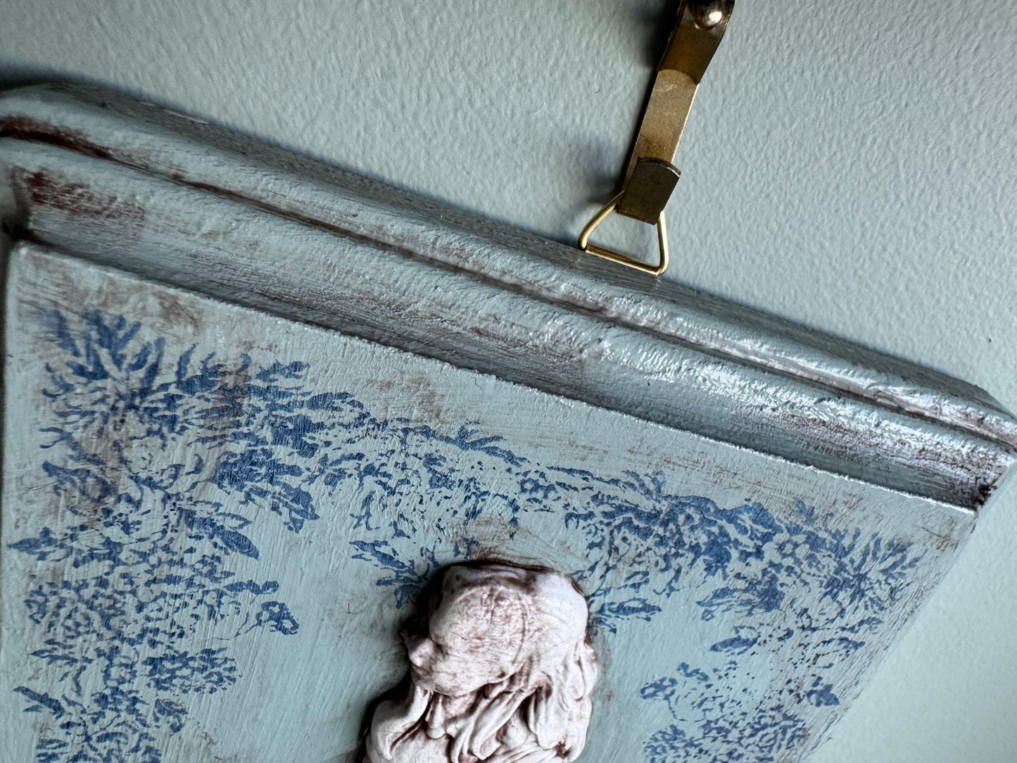 Alice In Wonderland Inspired Mini Gallery Wall Plaque, French Blue