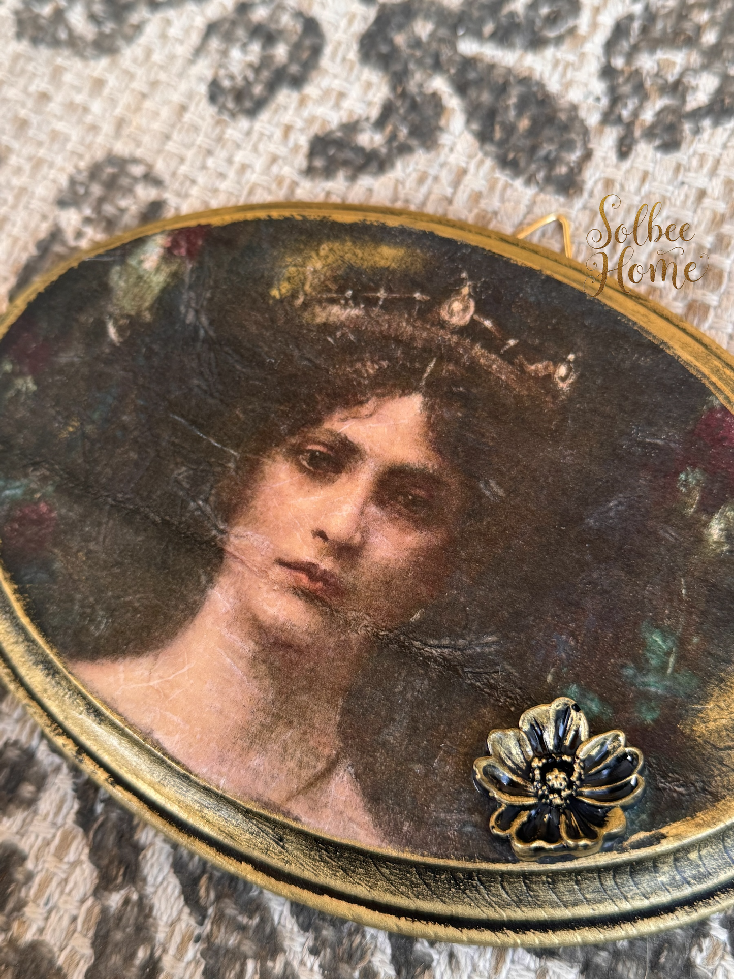 Victorian Woman Moody Gallery Wall Decor, Dark, Gothic, Girl, Handmade, Queen