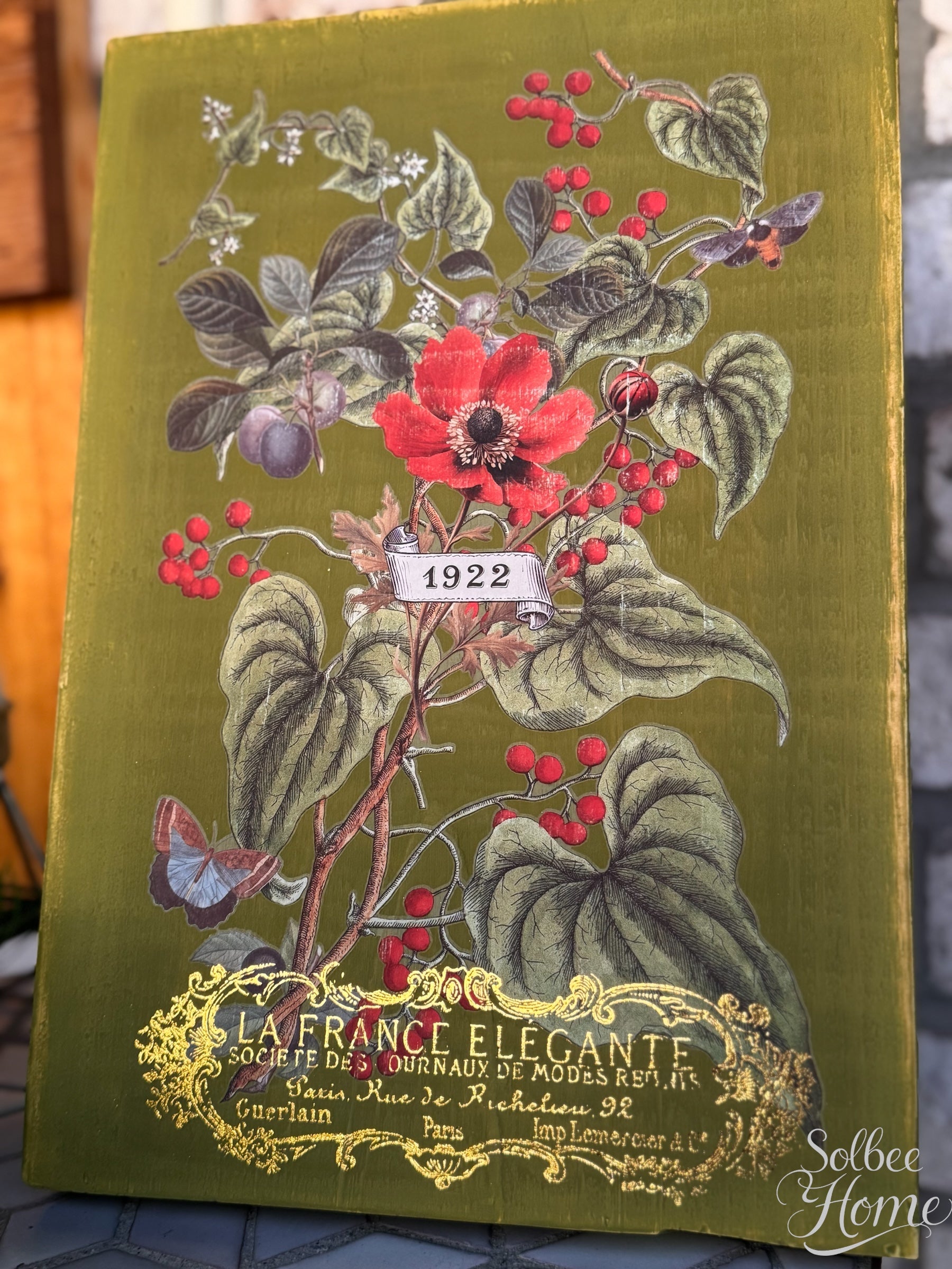 IOD Clementine Transfer Pack Iron Orchid Designs NEW Christmas 8x12 Pad
