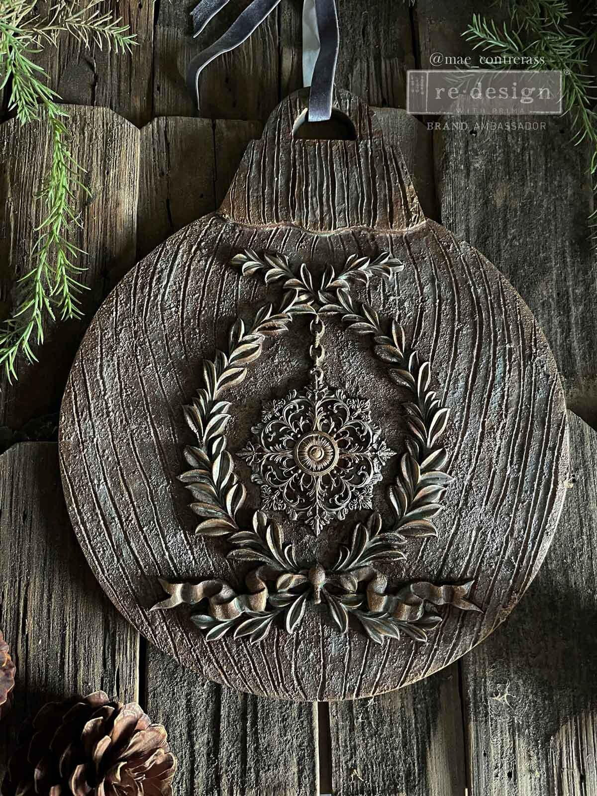 Delicate Motif, Decor Poly, Applique, Redesign with prima, 10" x 7.9" x 0.26"