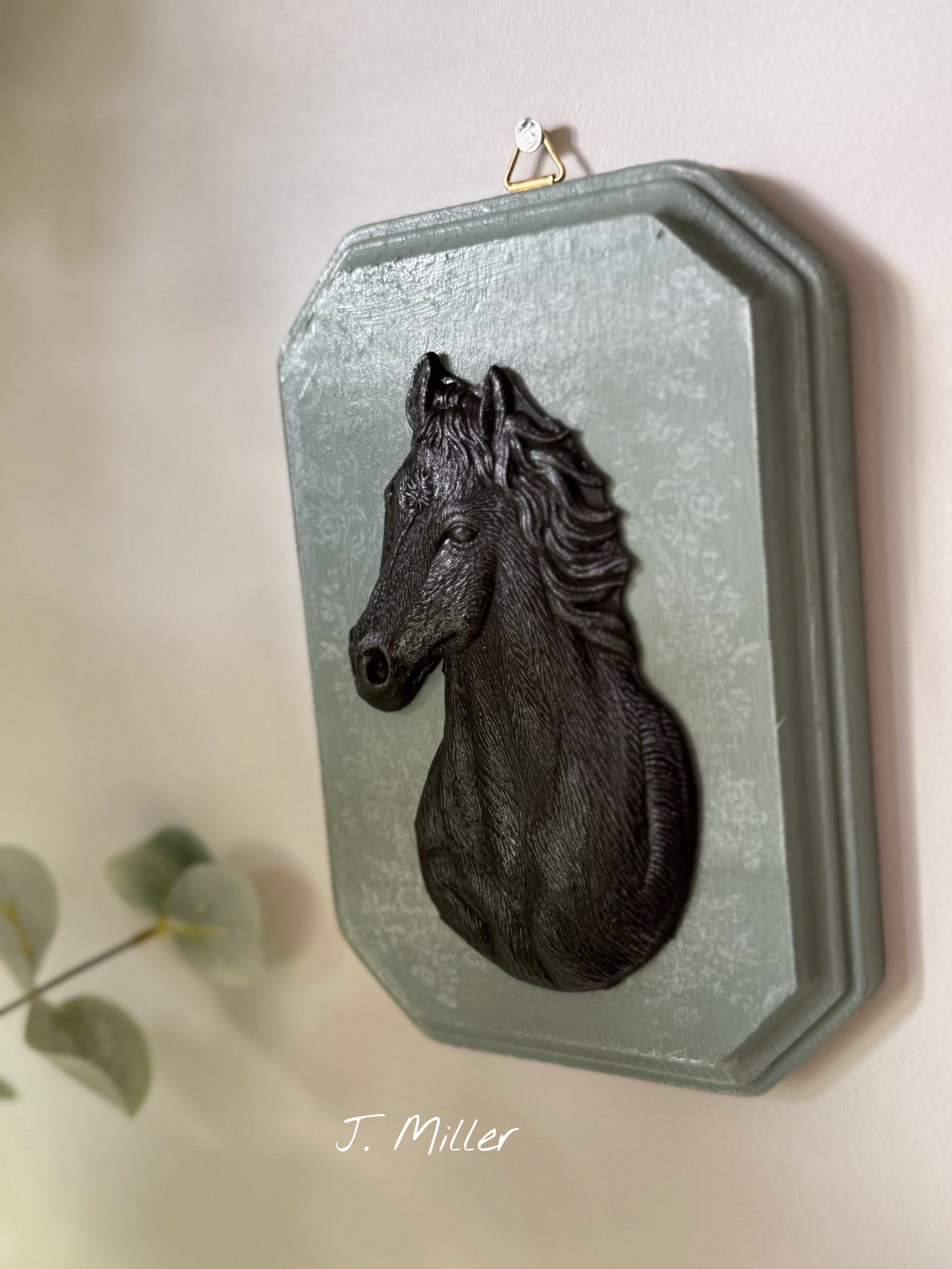 French Country Horse Wall Plaque: Shabby Chic French Country Style Gallery Wall