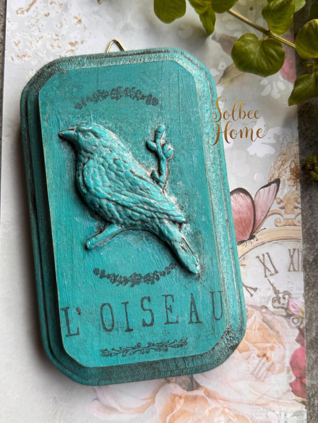 Sparrow's Nest Mould IOD, Iron Orchid Designs Mold, Birds