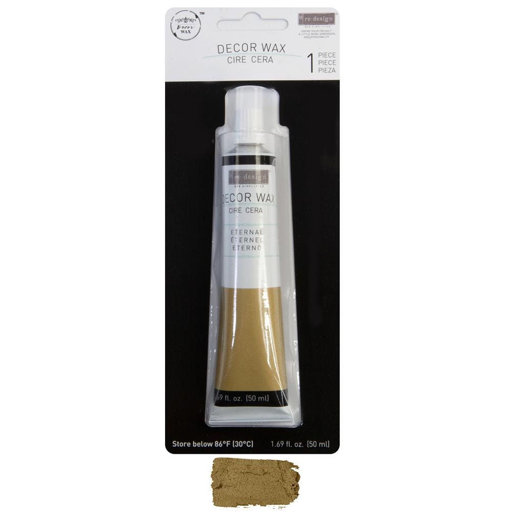 Redesign Wax Paste Eternal Gold Decor Wax, Redesign with Prima, Mixed Media Art, Gold