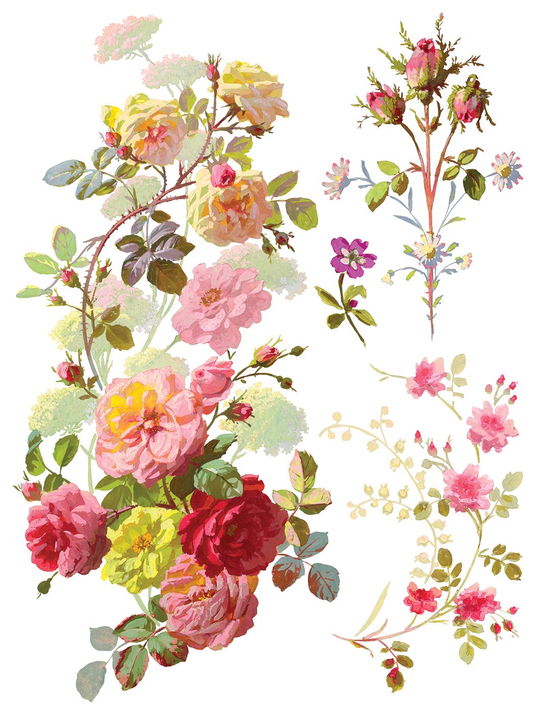 IOD Saint Germain Transfer pack Iron Orchid Designs NEW