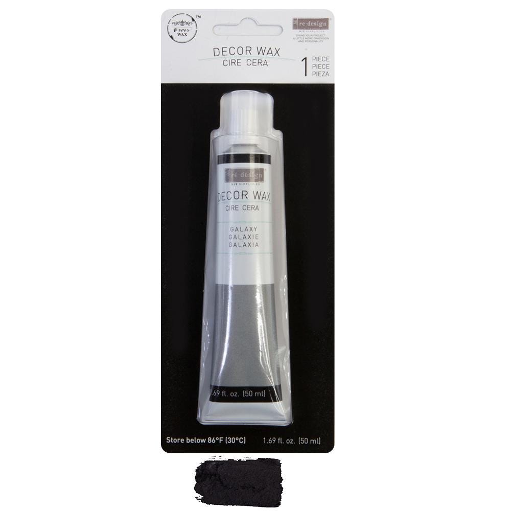 Redesign Wax Paste Galaxy Black Decor Wax, Redesign with Prima, Mixed Media Art