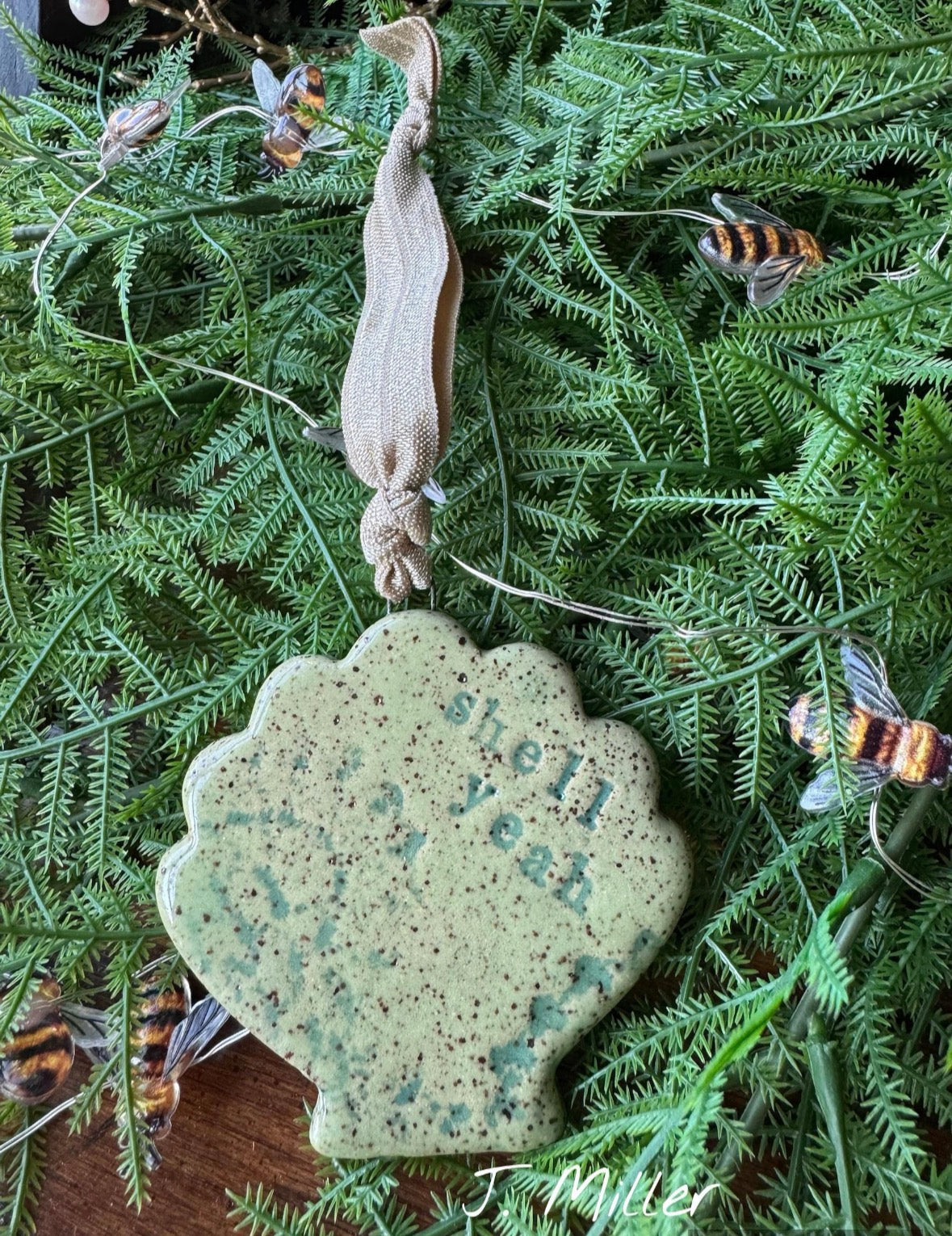 Shell Yeah – Handmade Ceramic Shell Ornament