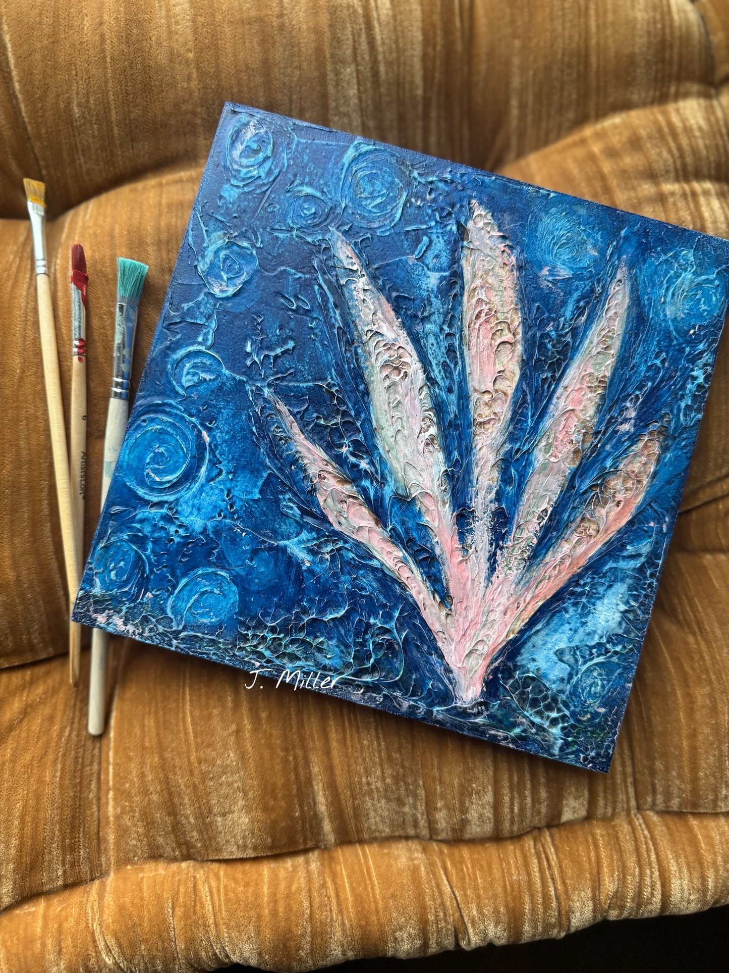 Coral Awakening Mixed Media