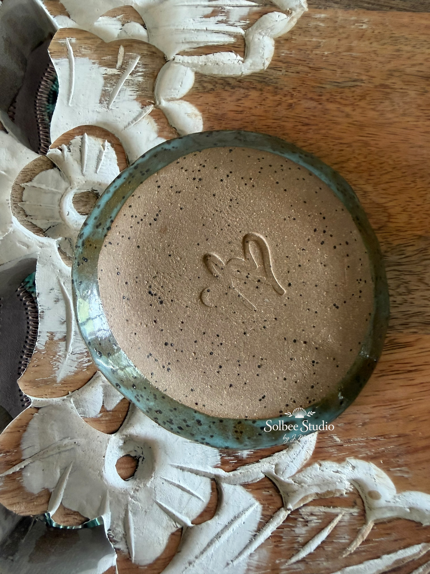 Handmade Shark Tooth Ring Dish | Ceramic Trinket Dish | Coastal Jewelry Holder | Beach Decor | Shark Lover Gift | Stoneware Catchall