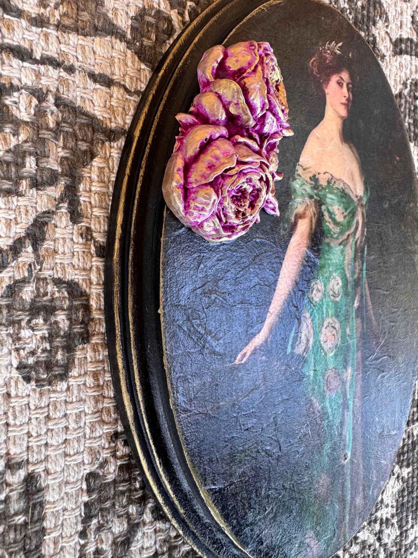 Victorian Woman Moody Gallery Wall Decor, Dark, Gothic, Girl, Handmade