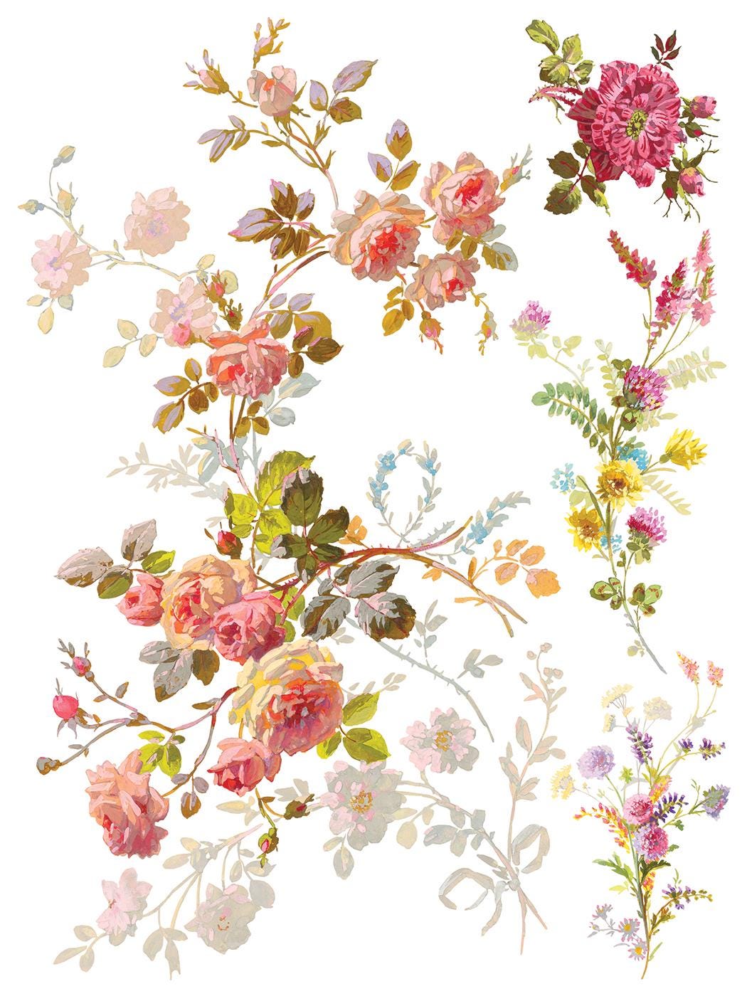 IOD Saint Germain Transfer pack Iron Orchid Designs NEW