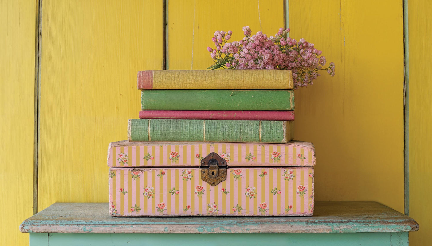 Ditsy Blooms Paint Inlay IOD NEW, Iron Orchid Designs, Vintage Wallpaper style