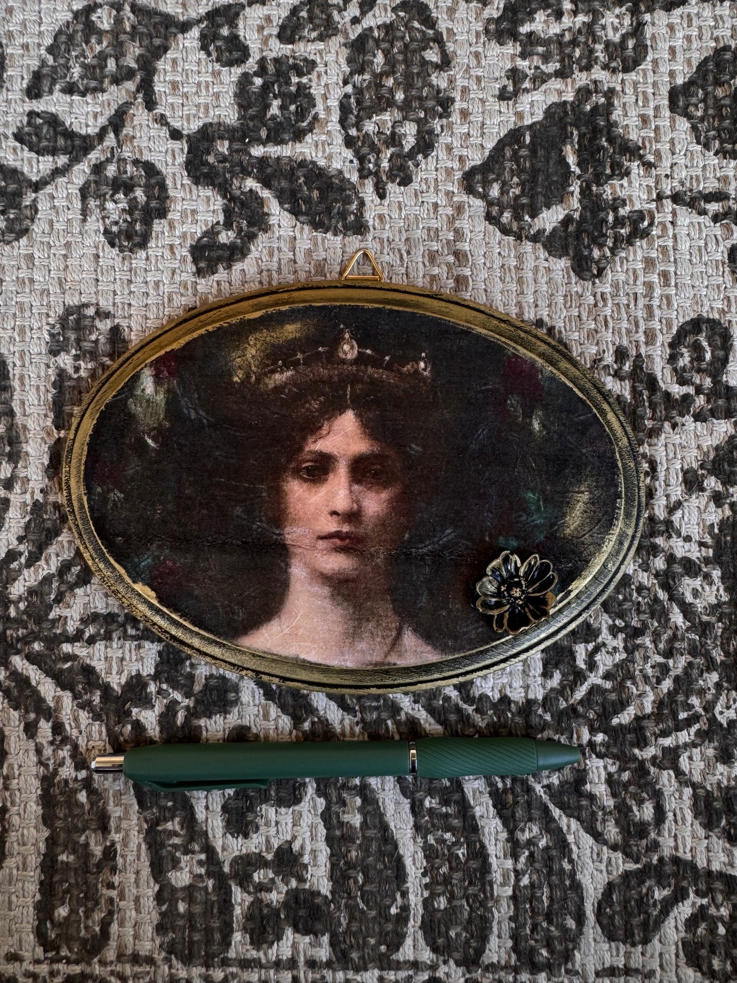 Victorian Woman Moody Gallery Wall Decor, Dark, Gothic, Girl, Handmade, Queen