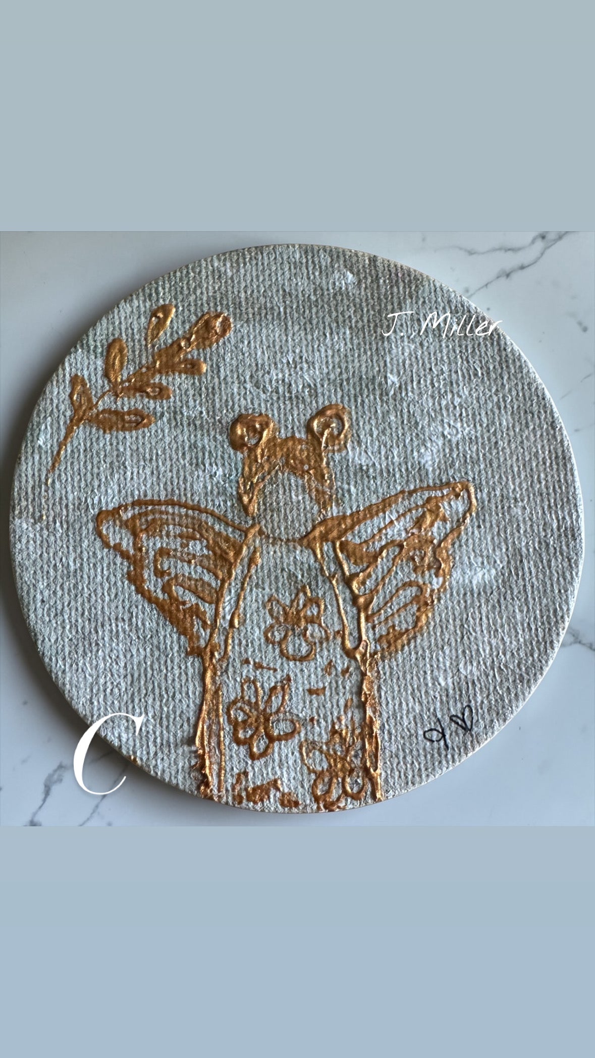 Fairy Canvas Magnet, Original Art