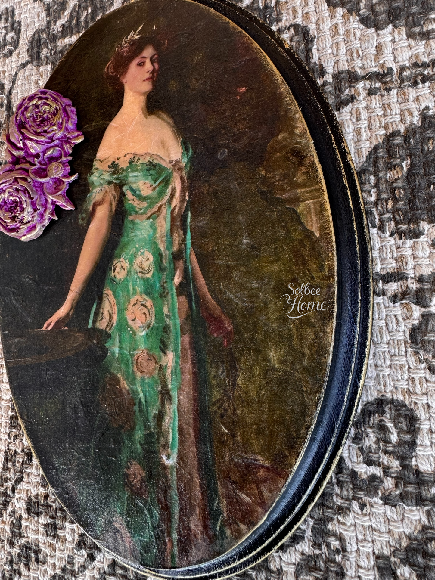 Victorian Woman Moody Gallery Wall Decor, Dark, Gothic, Girl, Handmade