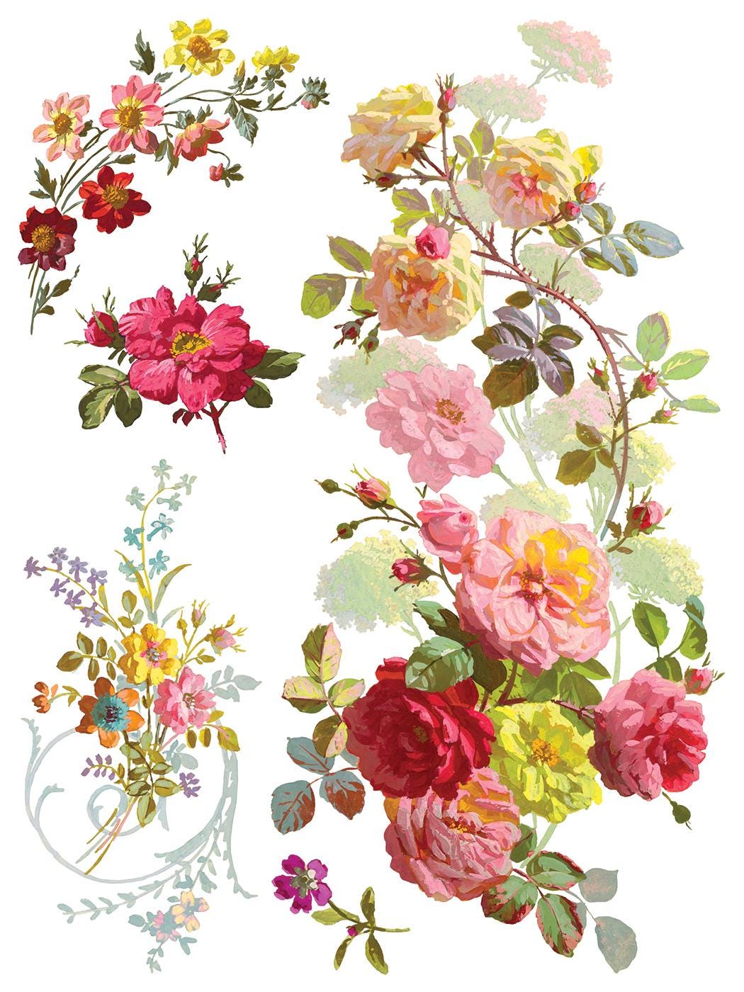 IOD Saint Germain Transfer pack Iron Orchid Designs NEW