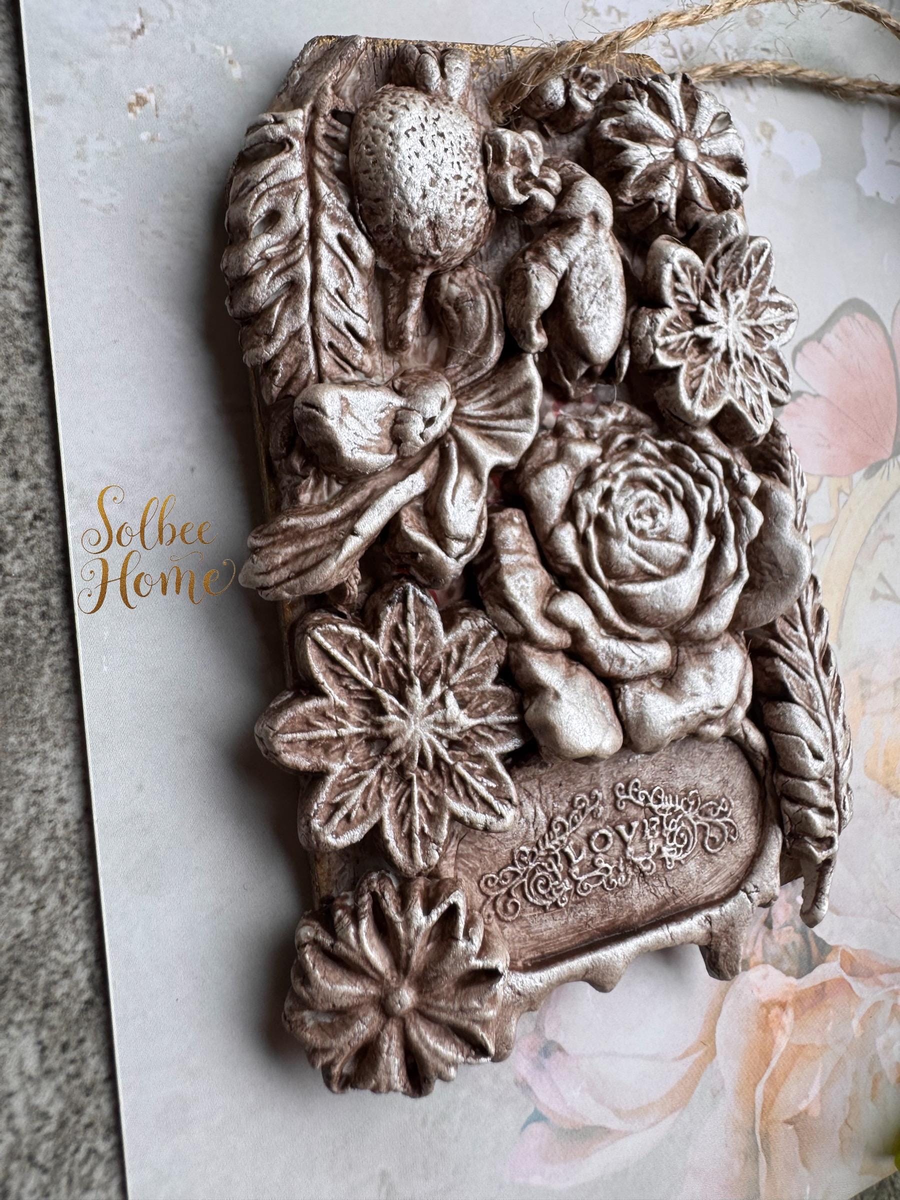 Mixed Media Tag, Vintage Style, Art
