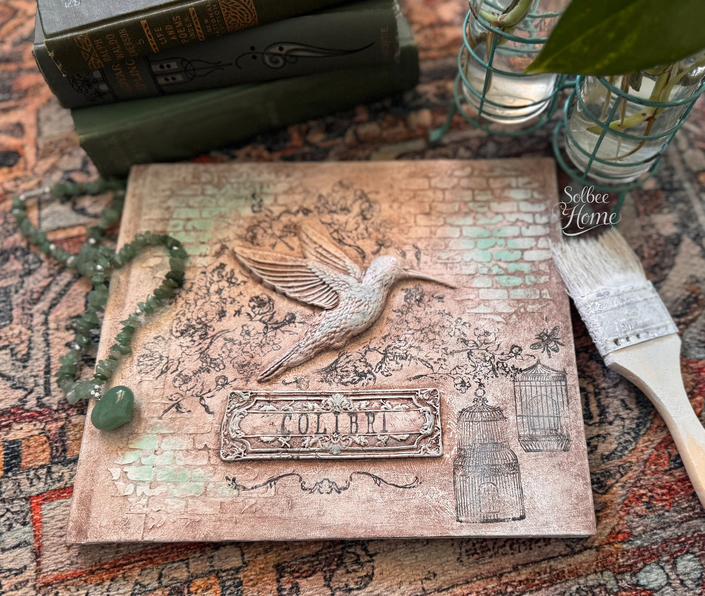 Conservatory Labels Mould IOD, Iron Orchid Designs Mold