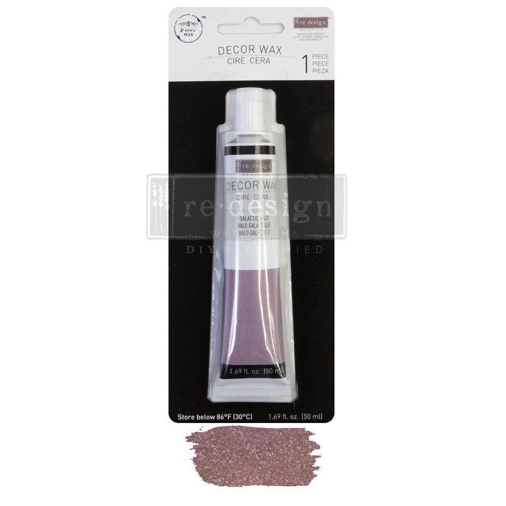 Redesign Wax Paste Galactic Halo Decor Wax, Redesign with Prima, Mixed Media Art, Pink