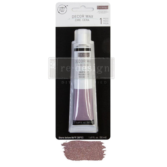 Redesign Wax Paste Galactic Halo Decor Wax, Redesign with Prima, Mixed Media Art, Pink