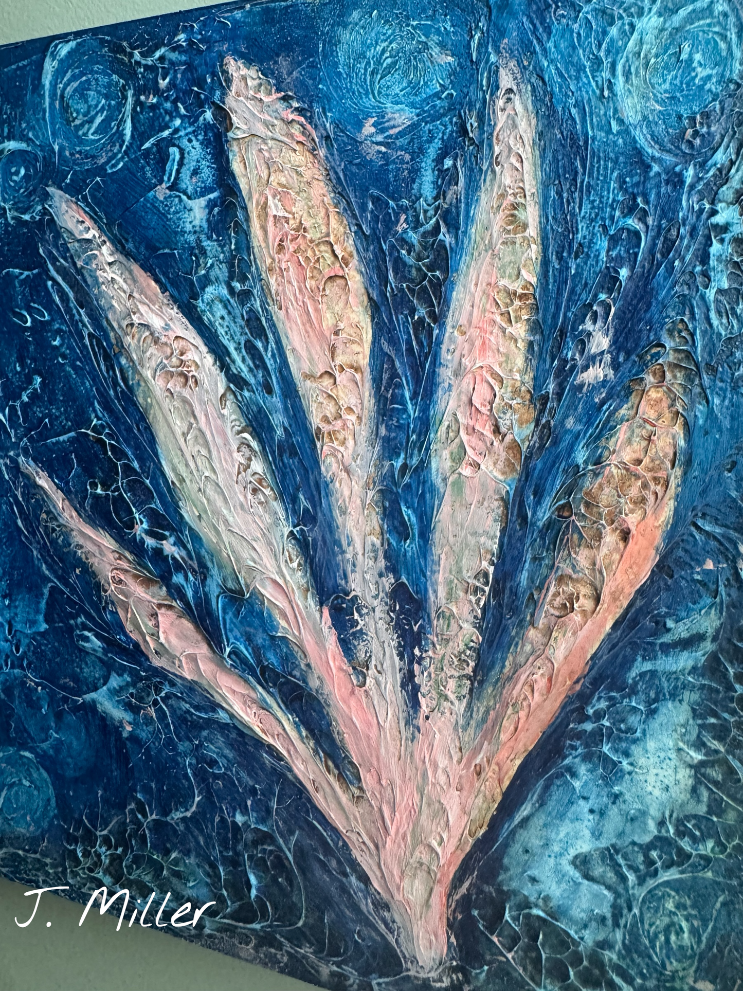 Coral Awakening Mixed Media