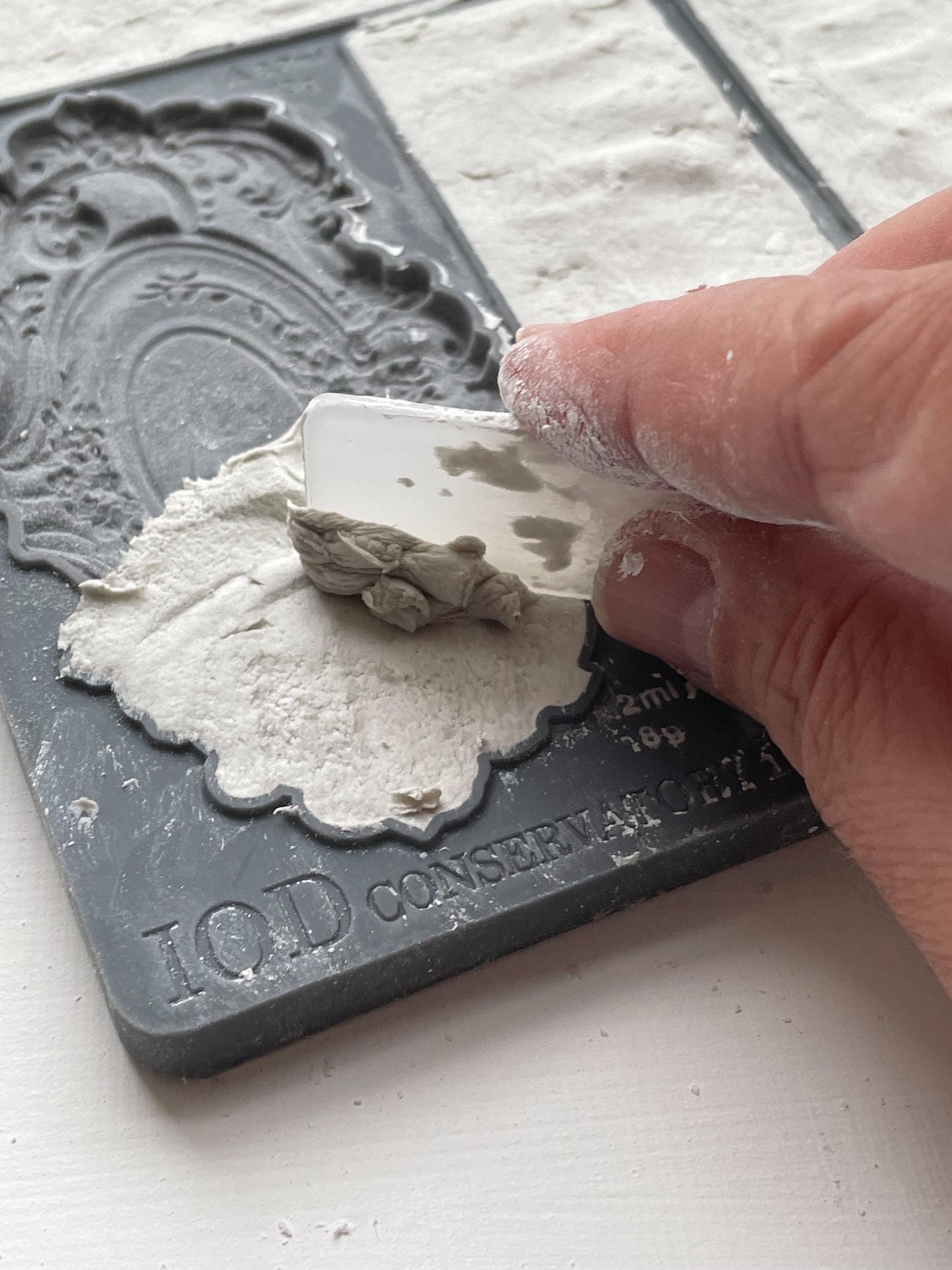 Conservatory Labels Mould IOD, Iron Orchid Designs Mold