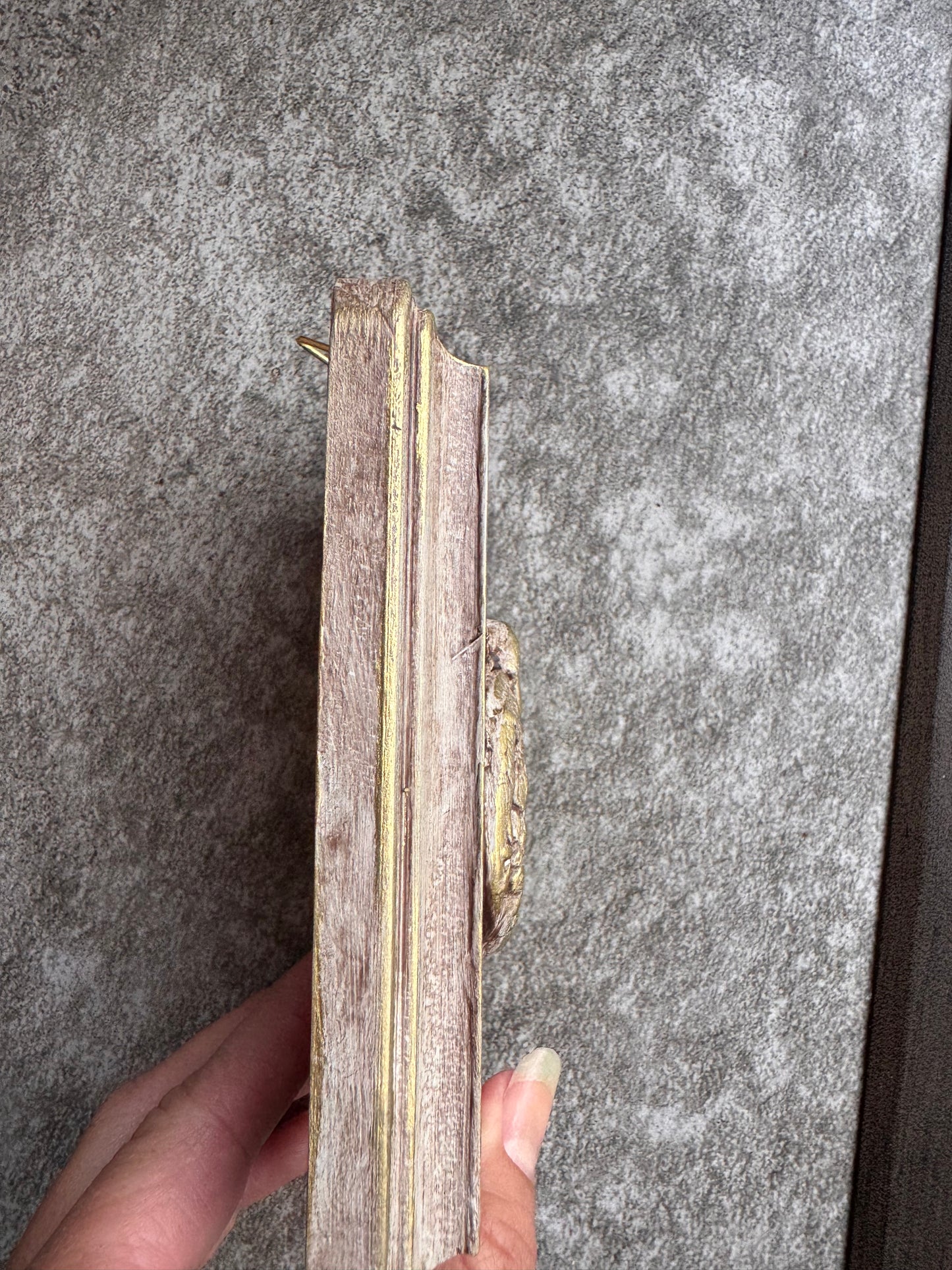 Fall Pumpkin Mini Plaque, Collage Wall, Relief Plaque, Wall Decor, Handcrafted, Gold Accent