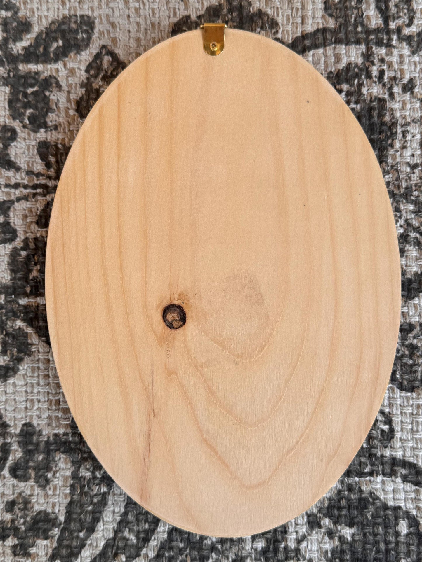 Van Gogh Moody Gallery Wall Decor, Oval Plaque, Skeleton Smoking, Gothic, Halloween