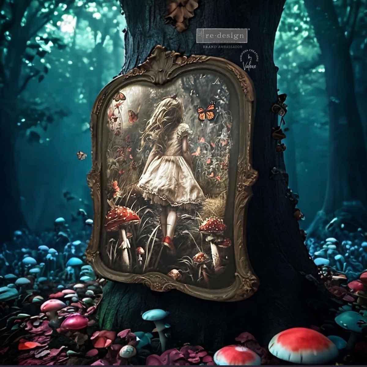 Dreamlike Trails, A1 Decoupage Fiber, 1 sheet, 23.4″x33.1″ ReDesign With Prima, Furniture Upcycling DIY Decor Decoupage Craft Wonderland