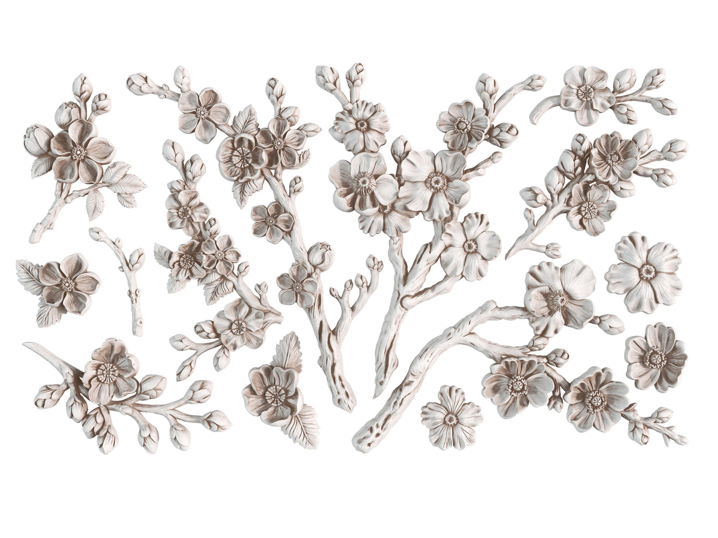 Blossom Mould IOD, Iron Orchid Designs Mold, Florals