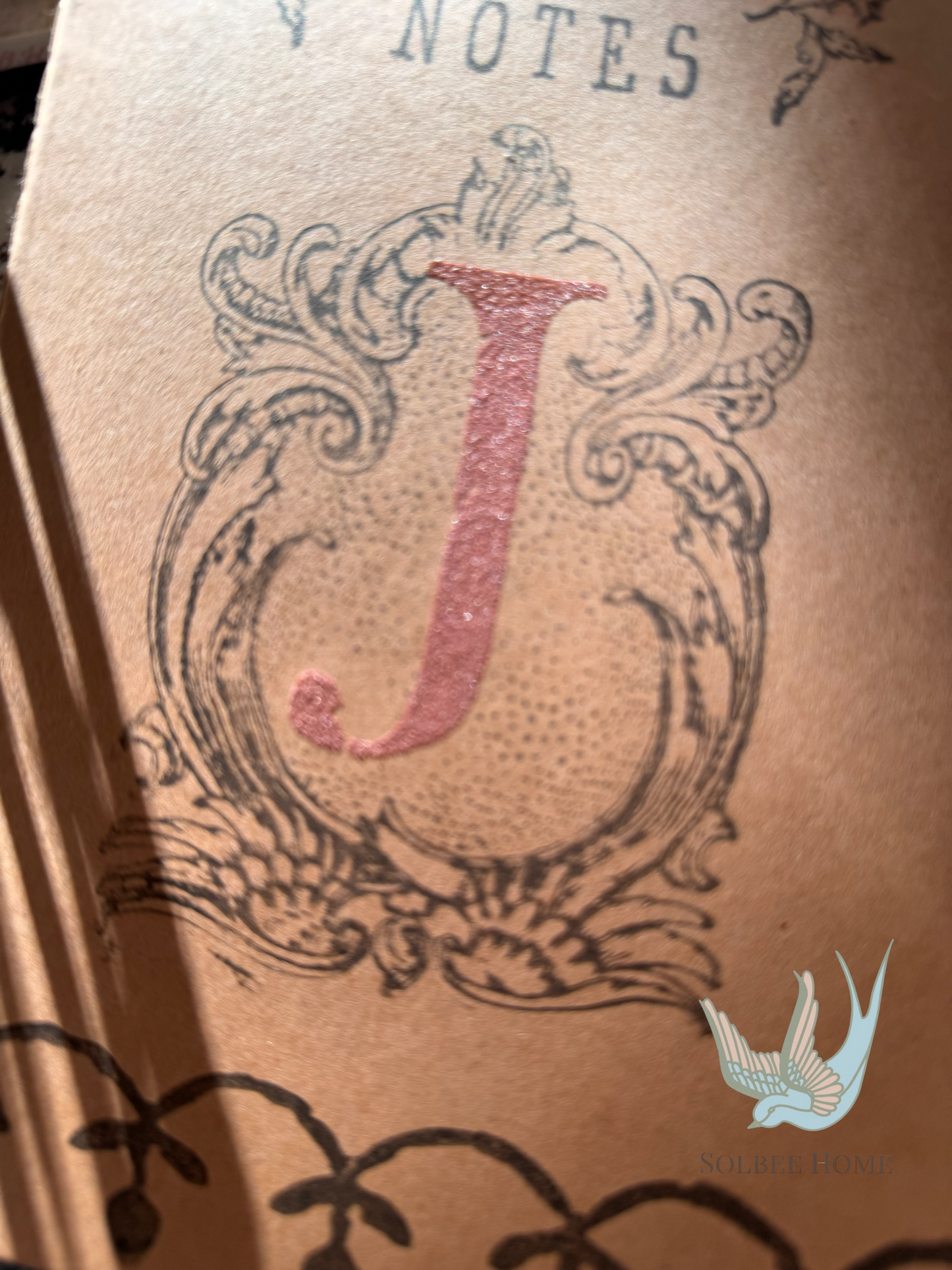 Alphabellies 12x12 IOD Stamp