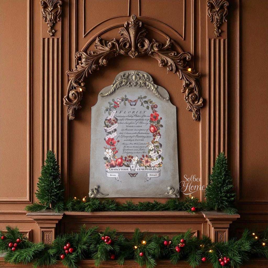 IOD Clementine Transfer Pack Iron Orchid Designs NEW Christmas 8x12 Pad