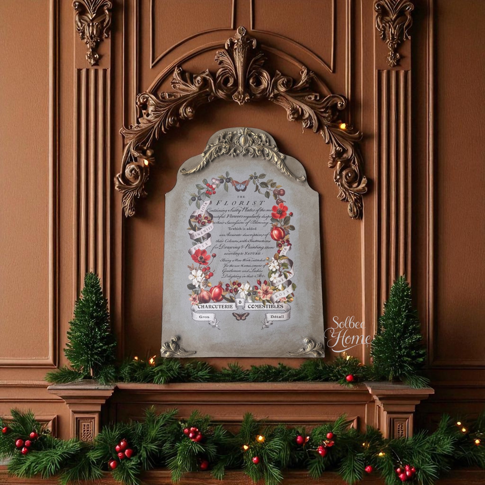 IOD Clementine Transfer Pack Iron Orchid Designs NEW Christmas 8x12 Pad