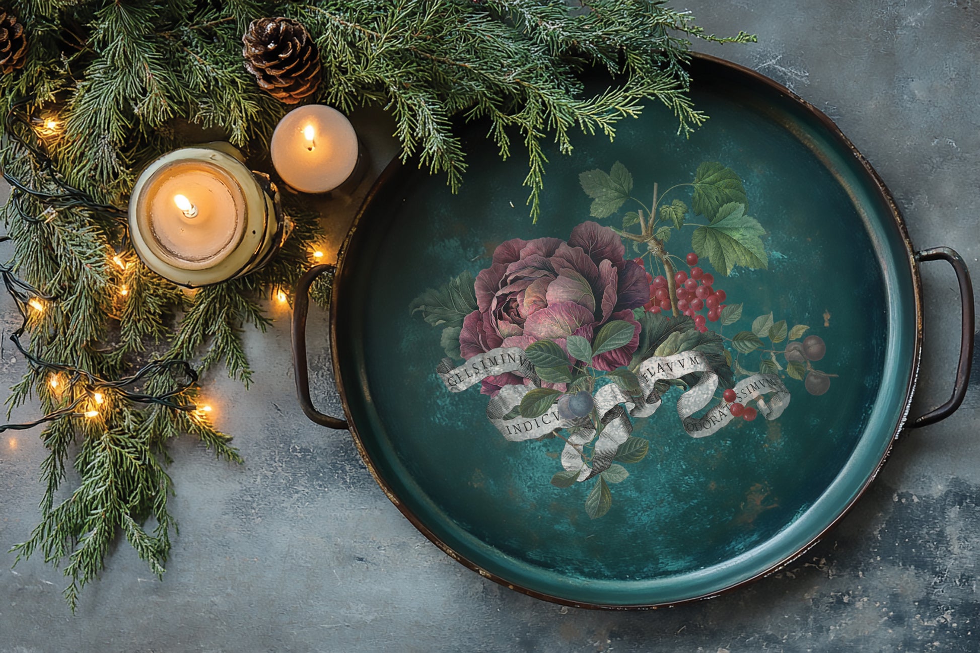 IOD Clementine Transfer Pack Iron Orchid Designs NEW Christmas 8x12 Pad
