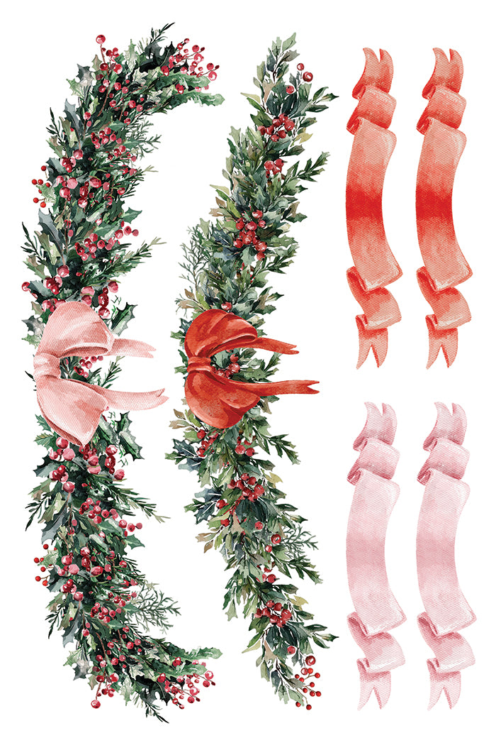 IOD Partridge Lane Transfer Pack Iron Orchid Designs NEW Christmas 8x12 Pad