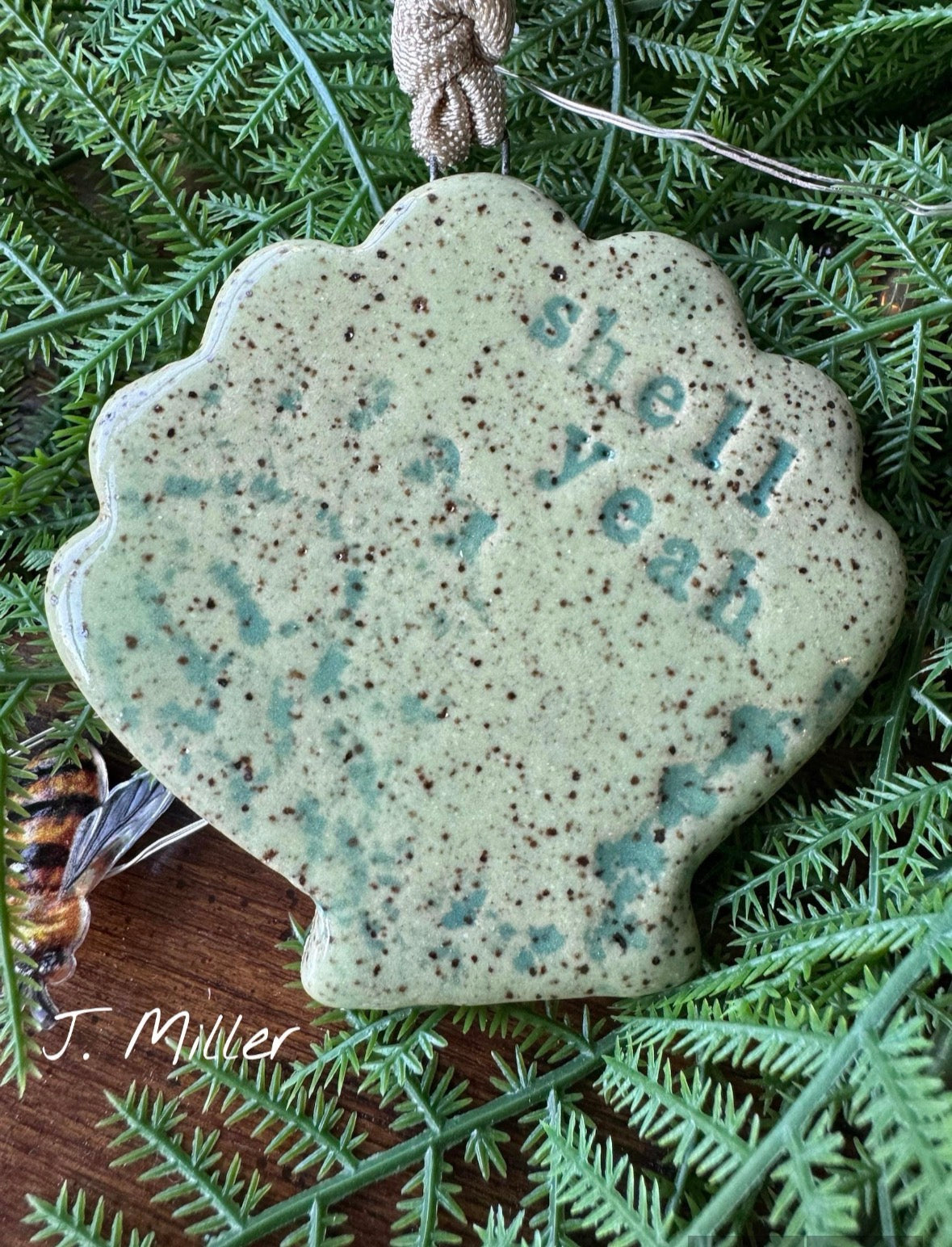 Shell Yeah – Handmade Ceramic Shell Ornament