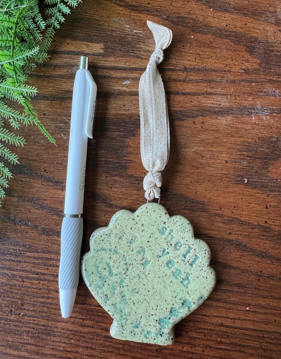 Shell Yeah – Handmade Ceramic Shell Ornament