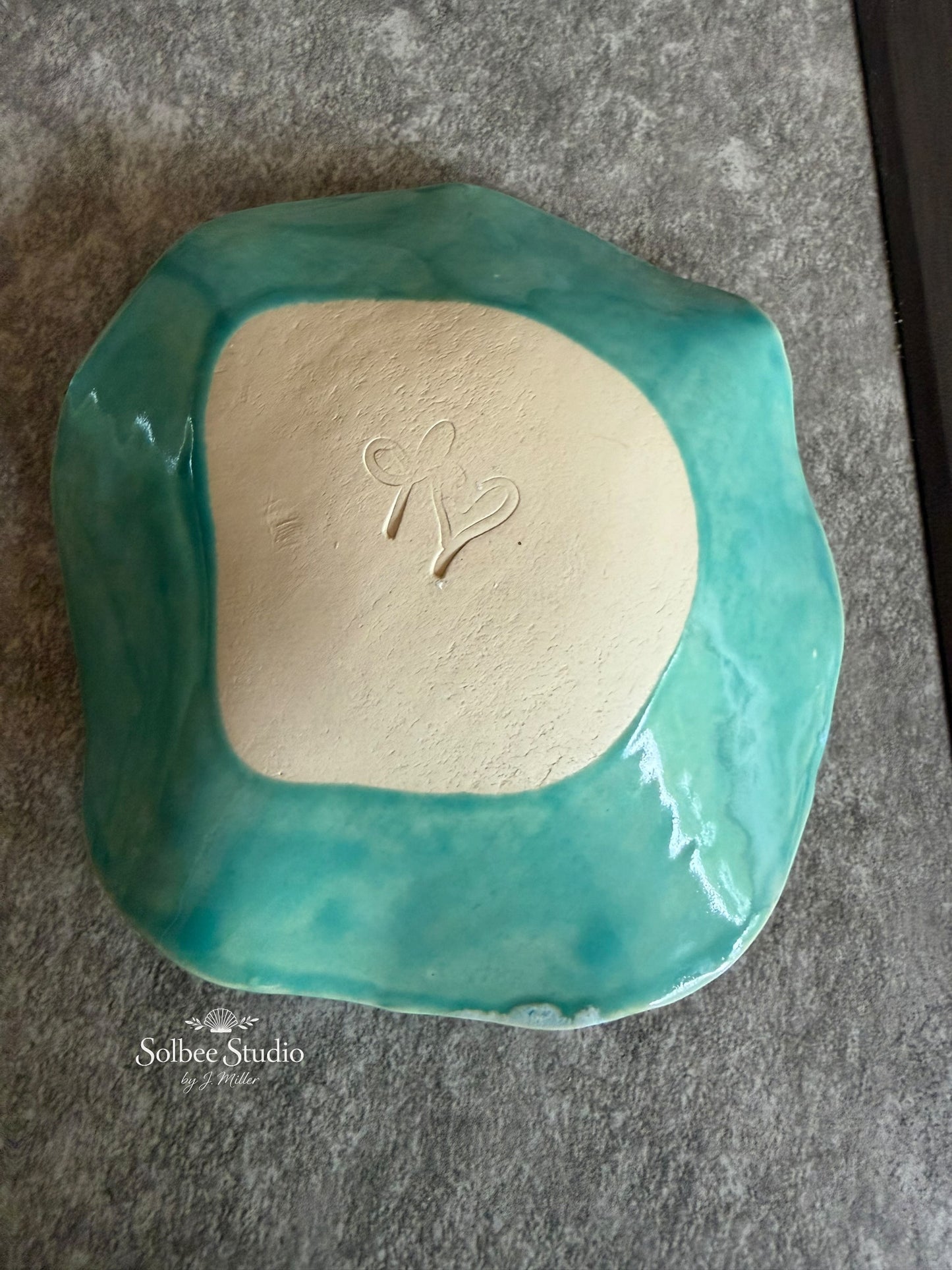Mermaid Reef Jewelry Dish | Handmade Coastal Pottery Trinket Tray | Small Catchall Bowl