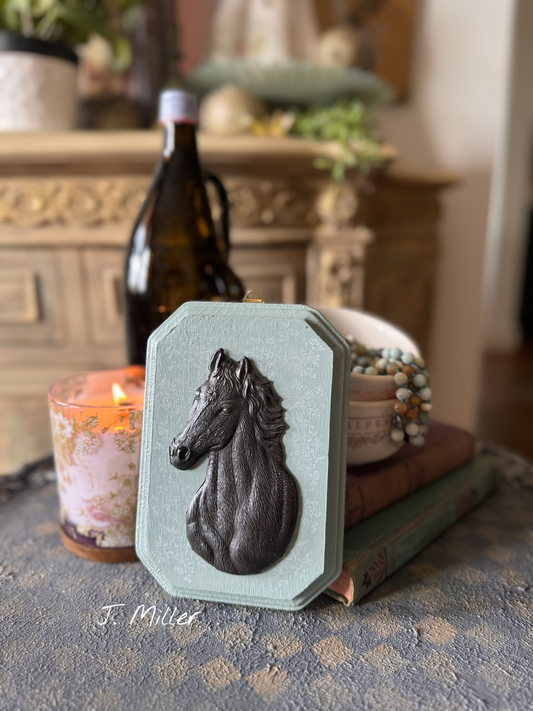 French Country Horse Wall Plaque: Shabby Chic French Country Style Gallery Wall