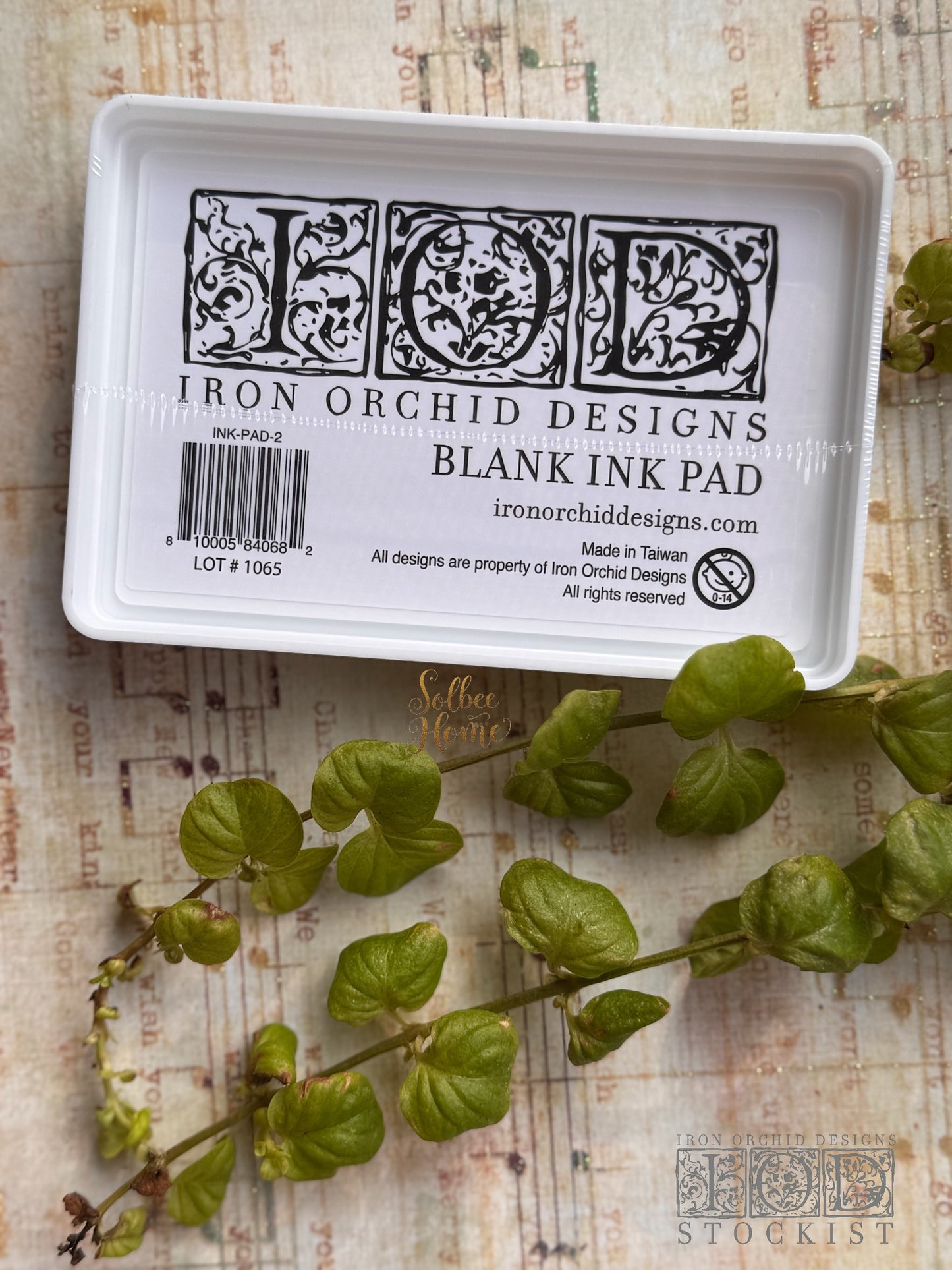 Iron Orchid Designs INK Pad IOD Blank