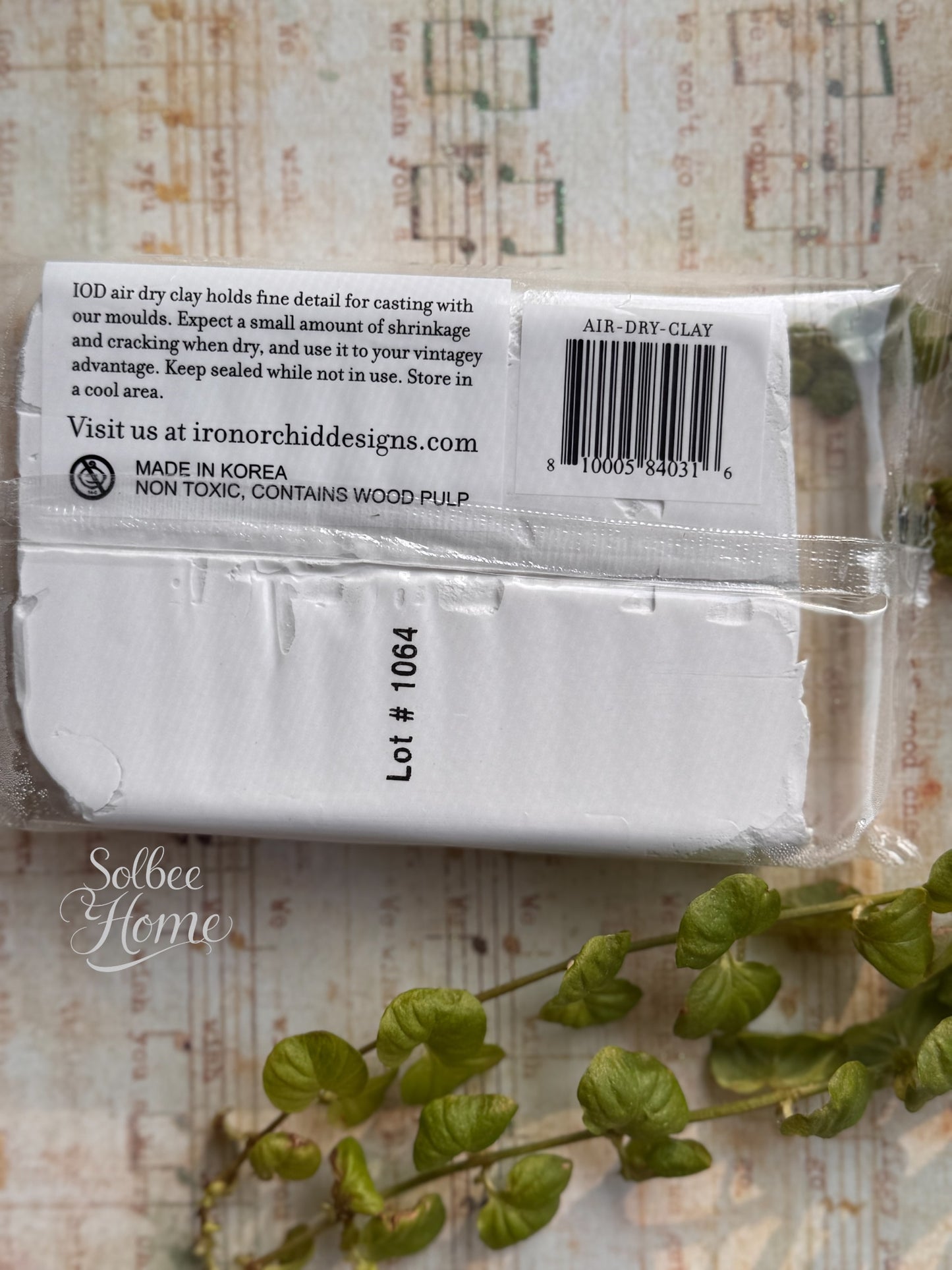 Iron Orchid Designs Air Dry Clay