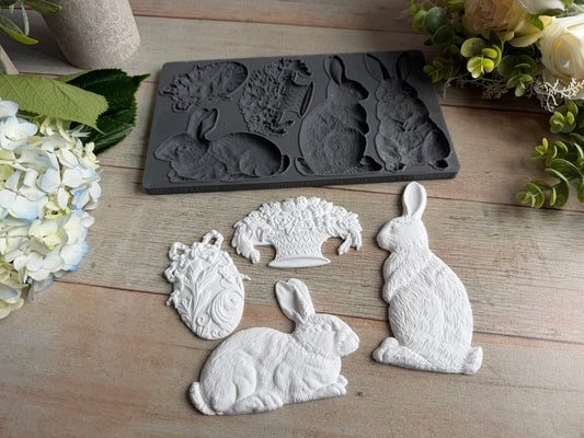 Les Lapins 6x10 IOD Mould