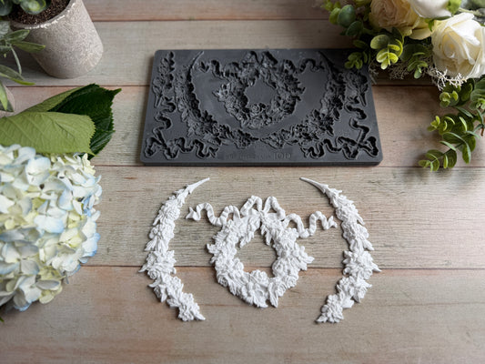 Wreath & Swags 6x10 IOD Mould