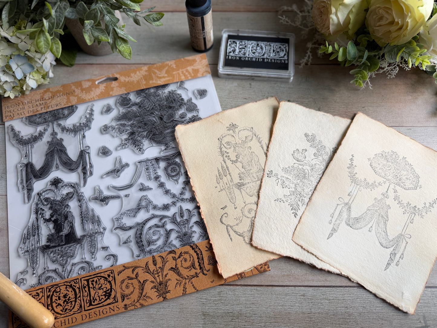 Palais des Fleurs 12x12 IOD Stamp